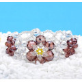 Bracelet en perles de cristal, bracelet en cristal de perles